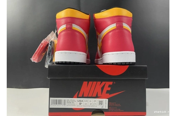 555088-603 High 1 AIR OG Fusion Retro Red Light Jordan 555088-603 0901